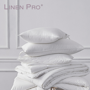 Commercio all'ingrosso di Lusso Hotel 5 Stelle <span class=keywords><strong>Biancheria</strong></span> <span class=keywords><strong>Da</strong></span> <span class=keywords><strong>Letto</strong></span> Foglio di Cotone 100% Trapuntato Doppia Anatra Piuma D'oca Piumino Set - Product Image 2