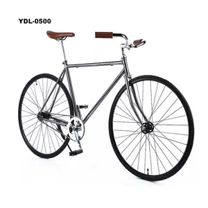 Fast drop shipping 26 inch high carbon Steel Retro bicycle fixed gear bike