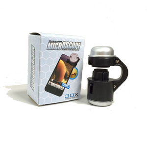 Venta al por mayor 30X Zoom LED lupa Clip-Clip de teléfono celular del teléfono móvil del microscopio <span class=keywords><strong>Micro</strong></span> lente para Smartphone - Product Image 1