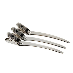 Pinzas de agarre <span class=keywords><strong>para</strong></span> el cabello negro, pinzas <span class=keywords><strong>para</strong></span> cortar el cabello, pinzas <span class=keywords><strong>para</strong></span> el cabello, pinza profesional de Metal <span class=keywords><strong>para</strong></span> salón - Product Image 1
