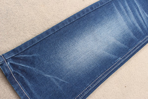 Certificato GRS repre tessuto Denim materiale riciclato 11 oz indaco <span class=keywords><strong>Jeans</strong></span> tessuto Denim - Product Image 5