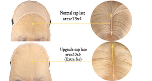 Mode Blanc Blonde Bob Thẳng Châu Âu Vierge Cheveux Humains Ren Phía Trước Perruques Avec Bang - Product Image 5