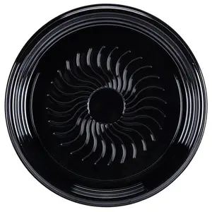 Visi Plastik PET Hitam 12 "16" 18 "Thermoform Katering/Baki Deli