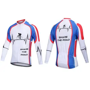 Maillot de cyclisme pour hommes, à manches longues, nouvelle collection