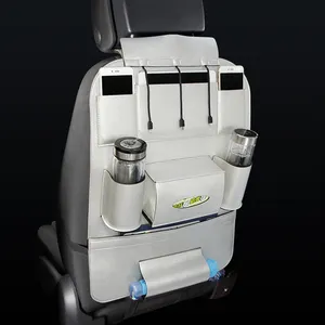 Fabrika doğrudan tedarikçi deri arka koltukta araba depolama organizatör araba asılı çanta ile en iyi kalite