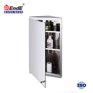 Miroir de salle de bain en acier inoxydable slimline armoire pour petit espace - Product Image 2