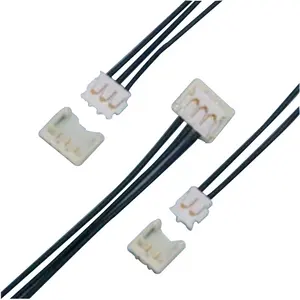 Cabo do conector 2pin 3pin jst 1.2mm, fio para tipo de placa