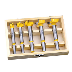 15 millimetri 20 millimetri 25 millimetri 30 millimetri 35 millimetri punta In Metallo Duro 5pcs Forstner drill bit truciolare foro rotondo saw pacchetto scatola di legno - Product Image 3