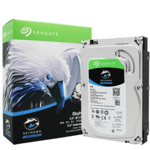 सीगेट <span class=keywords><strong>SkyHawk</strong></span> 2TB निगरानी हार्ड ड्राइव 64MB कैश SATA 6.0 Gb/s 3.5 "आंतरिक हार्ड ड्राइव ST2000VX008 - Product Image 1