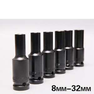 ประแจไฟฟ้า1/2 "ตัวขับพิเศษช่องเสียบแบบอัดอากาศลึกสำหรับซ่อมรถชุดเบ้าหกเหลี่ยมสูง8มม.-32มม. 78มม. - Product Image 5