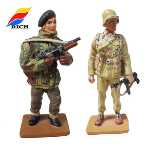 Özel Metal küçük asker Model oyuncaklar Handpainted dekoratif mini oyuncak asker dünya savaşı I/dünya savaşı IIarmy