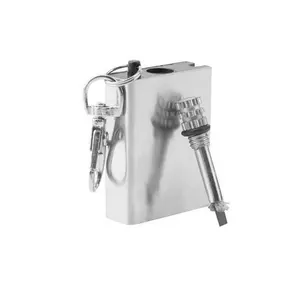 Best-selling multi-function stainless steel wild match lighter / square gift match