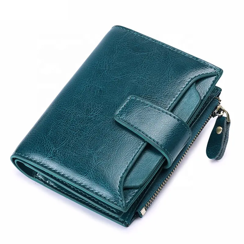 Women's Wallet Leather Small Luxury Brand Wallet Women Short Zipper Ladies Coin Purse Card Holder
