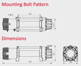 جودة عالية على الطرق الوعرة 4*4 سيارة ونش كهربائي 9000lbs مع حبل اصطناعي - Product Image 5