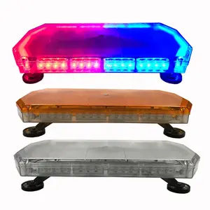 24 inch Red Blue Amber LED Light Bar Flashing Warning for Tow/Plow Truck Wrecker Snow Plow