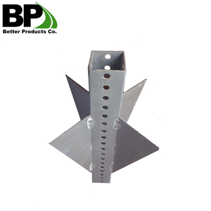 Postes de señal cuadrados de acero de seguridad inmobiliaria con agujero - Product Image 5