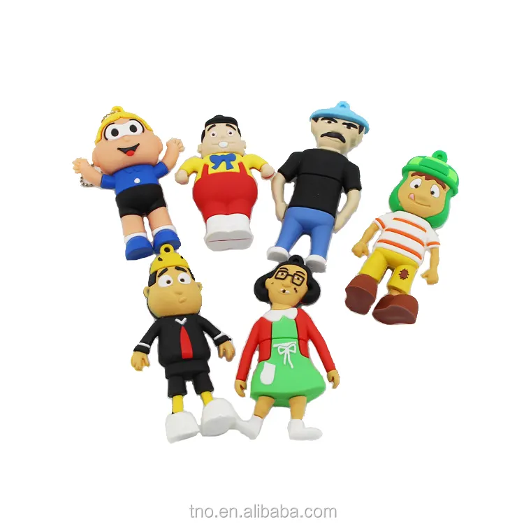 Wholesale cartoon usb flash drive 2GB/4GB/8GB PVC rubber USB Flash Drive usb flash drives bulk cheap Pendrive