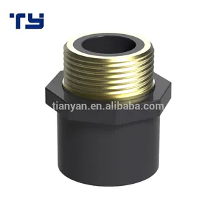 Cinese migliore qualità ASTM SCH80 PVC/UPVC Gomma raccordi Flessibile Maschio capezzoli Comune tubo di accoppiamento