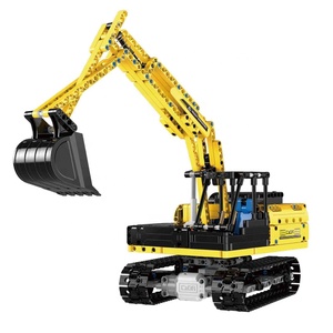 Camion excavateur RC Cada 2.4G, briques <span class=keywords><strong>de</strong></span> construction, jouets <span class=keywords><strong>de</strong></span> construction <span class=keywords><strong>de</strong></span> voiture excavatrice RC DIY - Product Image 4