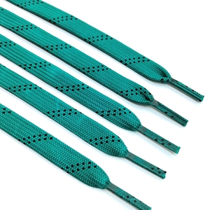 맞춤형 디자인 신발 끈 소매를위한 플랫 왁스 하키 스케이트 끈 - Product Image 3