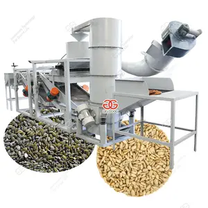 Máquina automática de remoção de sementes, sacha inchi porcas para descascar melancia, enrolamento e remoção de sementes de girassol