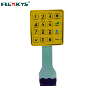 Tùy chỉnh IP64 kháng <span class=keywords><strong>UV</strong></span> Số Màng Chuyển Đổi Bàn Phím Với Đèn Led - Product Image 1