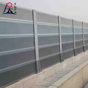 Removable Plastik Kebijakan Suara Menyerap Panel Noise Barrier Pagar