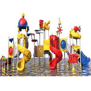 Atractiva piscina de aventura de tobogán acuático de plástico interactivo para niños en parques acuáticos que ofrecen diversión y emoción sin fin - Product Image 1