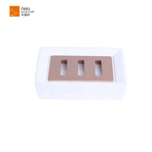 Venta al por mayor de poliresina de Metal plato de jabón titular baño Hotel se asemejan a plato de jabón - Product Image 1