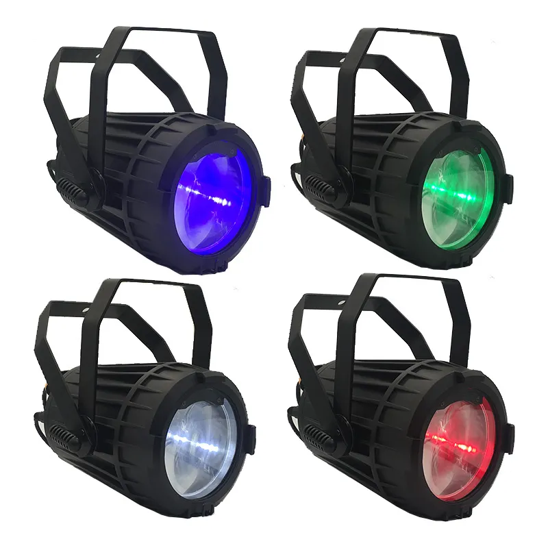 Iluminación de ciudad impermeable, Mini rayo RGBW, Zoom, pared de lavado IP65, luces estroboscópicas para DJ, discoteca, sala de estar, eventos, luz de escenario, COB, 60W Par