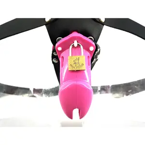  Master Series Pink Stainless Steel Adjustable Female Chastity  Belt : Health & Household
