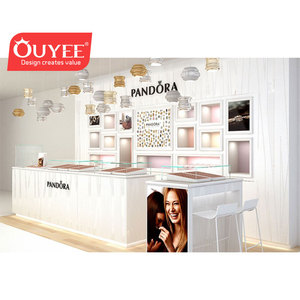 Présentoir de bijoux <span class=keywords><strong>Pandora</strong></span> de luxe, nouvelle collection, moderne, meubles de boutique, comptoir en verre, verrouillage, vitrine à vendre - Product Image 4