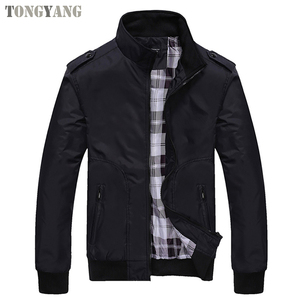 TONGYANG moda primavera giacche da uomo cappotti solidi uomo Casual Stand colletto giacca capispalla soprabito M-XXXXL - Product Image 2