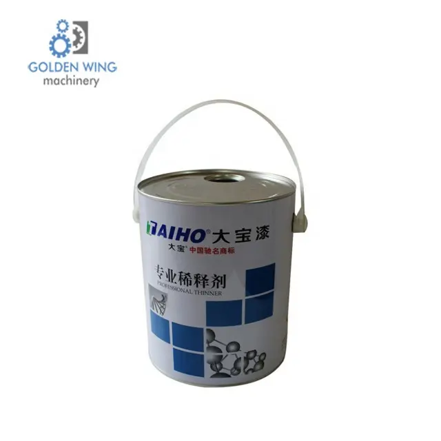 Automatic 1-5L Chemical Paint Tin Can Making Machines