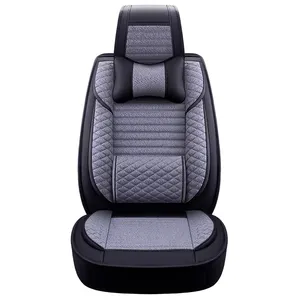 Coussins avant et arrière de luxe populaires de <span class=keywords><strong>voiture</strong></span> du cuir/PVC et housses de siège de <span class=keywords><strong>voiture</strong></span> - Product Image 1
