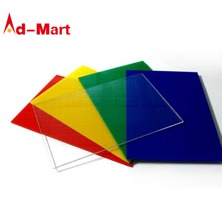 Signalisation publicitaire qualifiée polyméthacrylate de méthyle PMMA feuille acrylique