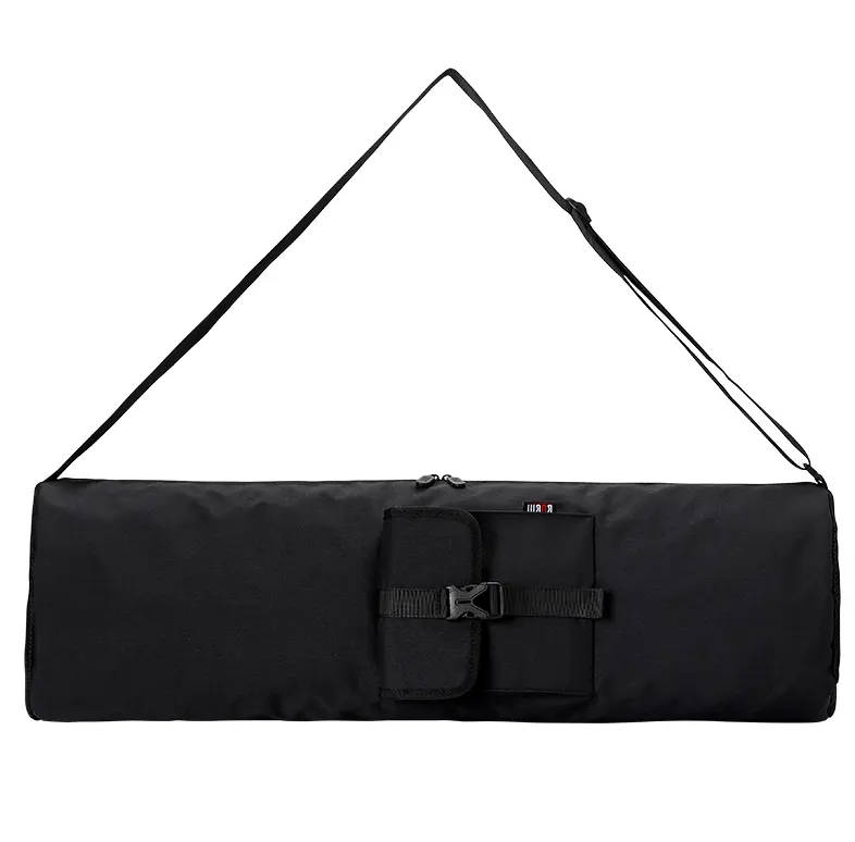 BUBM tasarımcı siyah naylon su geçirmez eko dostu Yoga Mat tek kollu çanta