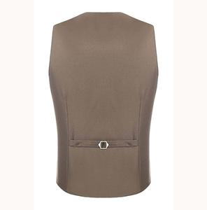 Bottoni per vestiti Slim Fit camicia formale per gli uomini Business Suit di alta qualità 3 pace Suit Mens - Product Image 4