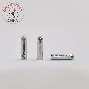 2018 nuevo diseño de Metal cordón Cable final cordón de plata final - Product Image 1