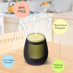 Difusor de Aceites Esenciales USB de 100 ml, <span class=keywords><strong>Humidificador</strong></span> Ultrasónico de Aroma con Niebla Fría y Modo de Niebla Ajustable, Apagado Automático sin Agua - Product Image 5