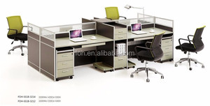 Espacio <span class=keywords><strong>Abierto</strong></span> Oficina Muebles de melamina de cubículo estación de trabajo para co-Trabajo - Product Image 4