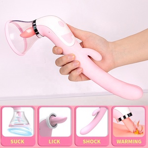 punto G velocidades lamiendo coqueteando erótico clítoris pezón masajeador chupando vibrador, Juguetes sexuales para mujeres - Product Image 3