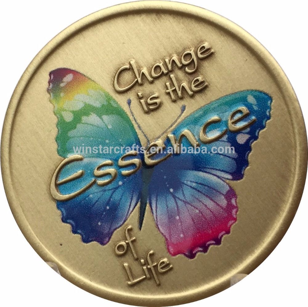 Изменение суть жизни цвет радуги бабочка медальон капитуляции чип Китай