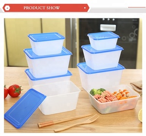 <span class=keywords><strong>Repas</strong></span> épicerie micro-ondes four cuisine de stockage hermétique récipient de nourriture en plastique pour anti congelés - Product Image 2