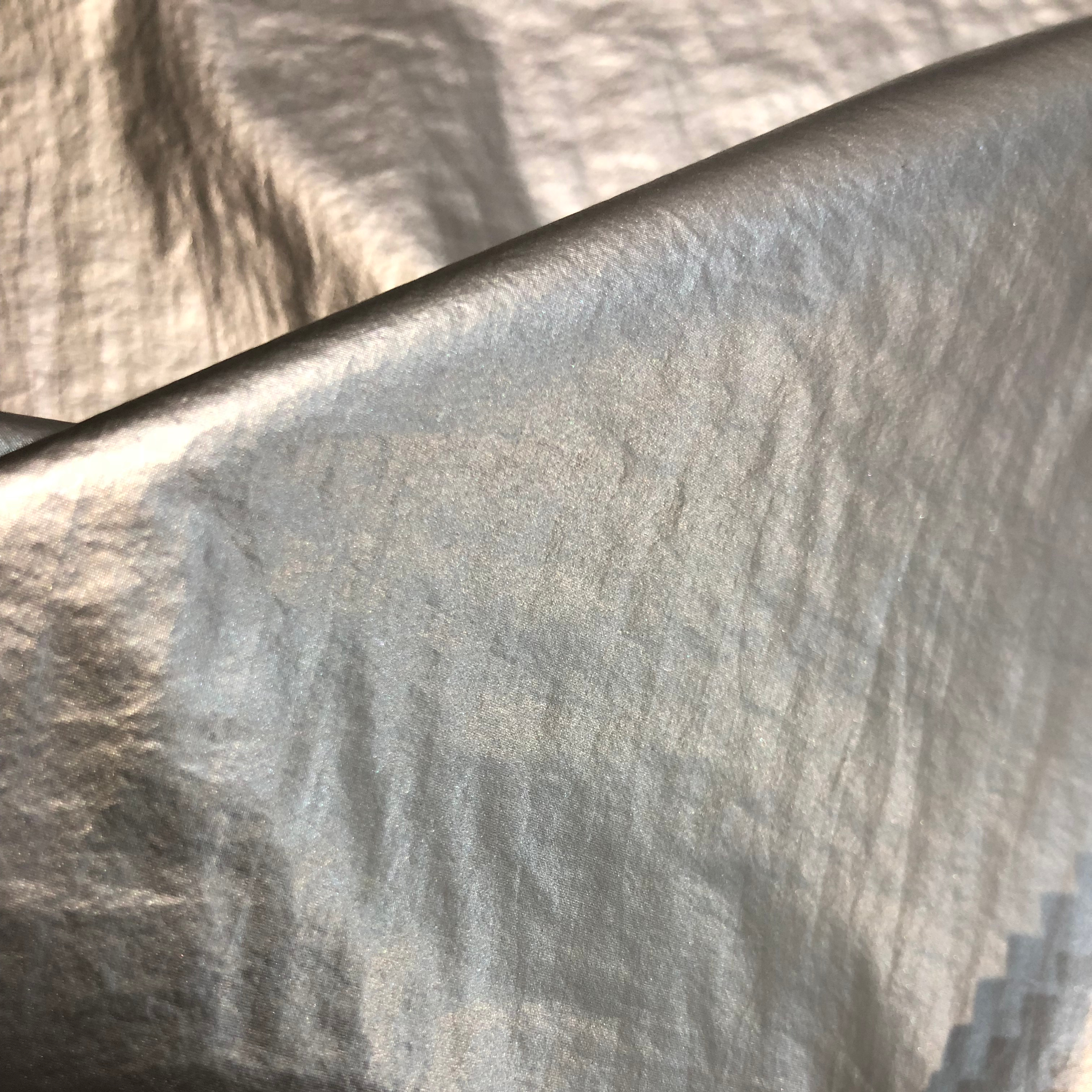 UV Resistant Nylon Taffeta Silver Coating Fabric