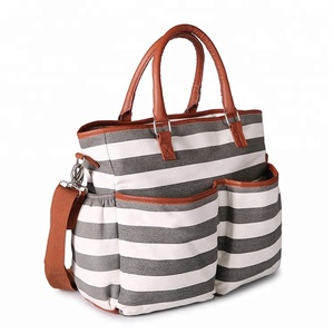Caddy organizador durable mochila <span class=keywords><strong>mamá</strong></span> bebé de microfibra pañal bolsa - Product Image 1