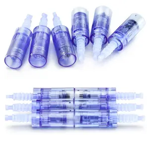 10/50 Pieces A6 Pen Derma Needle Pen Needle Tip Cartridge 9/12/36/42 / Nano for Micro Electric Rolling Derma Therapy Stamp