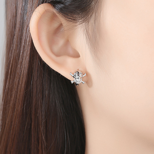 LUOTEEMI teschi Clip on Fashion Special Design <span class=keywords><strong>orecchini</strong></span> <span class=keywords><strong>orecchini</strong></span> per ragazze donne gioielli fantastici - Product Image 3