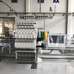 Machine de broderie à tête unique avec 12 aiguilles, appareil avec grande zone de broderie