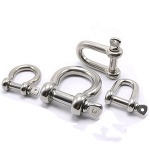 Nhật Bản Loại Thép Không Gỉ Gian Lận Phần Cứng D Hình Dạng Còng Với Vít Cổ Áo Pin - Product Image 4